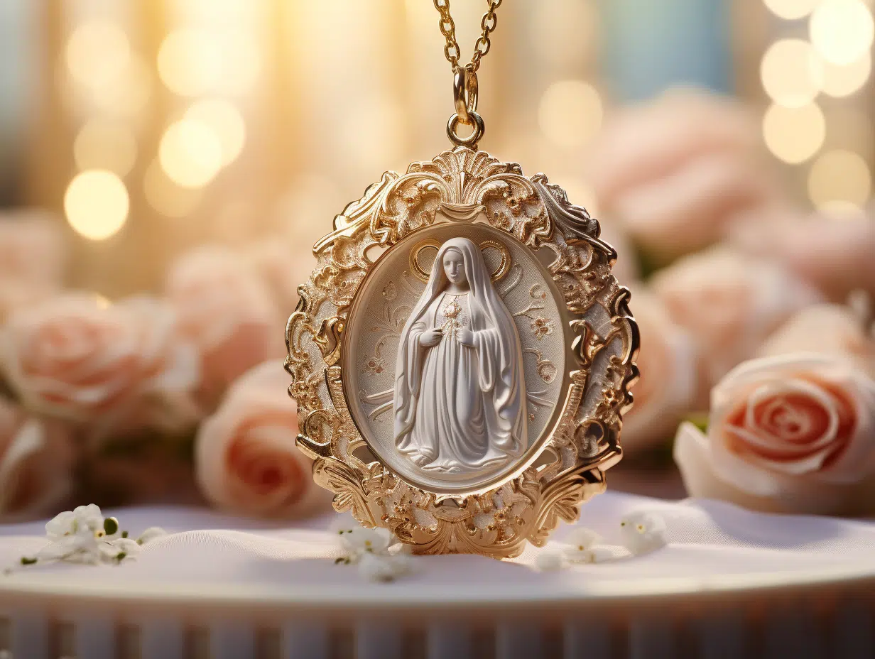 Médaille de la Vierge Marie : un cadeau de baptême incontournable