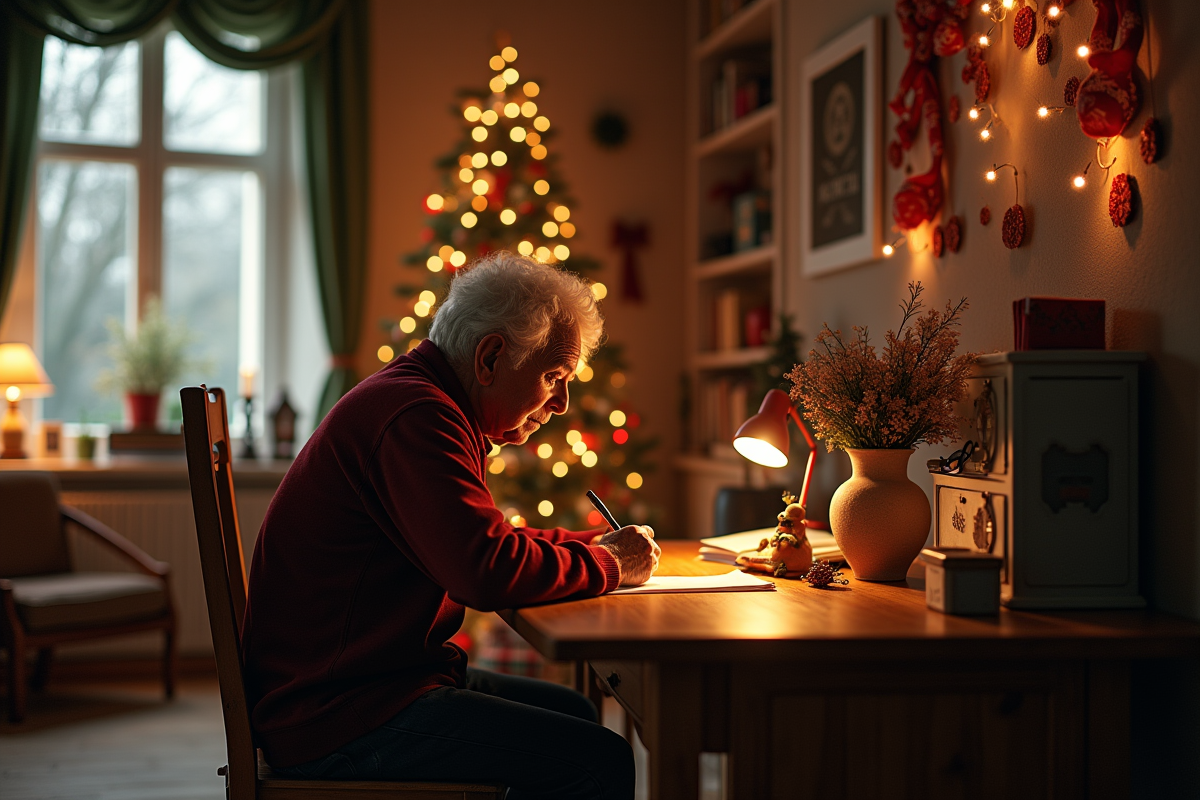 Créer une lettre du père Noël authentique : guide pour parents et grands-parents